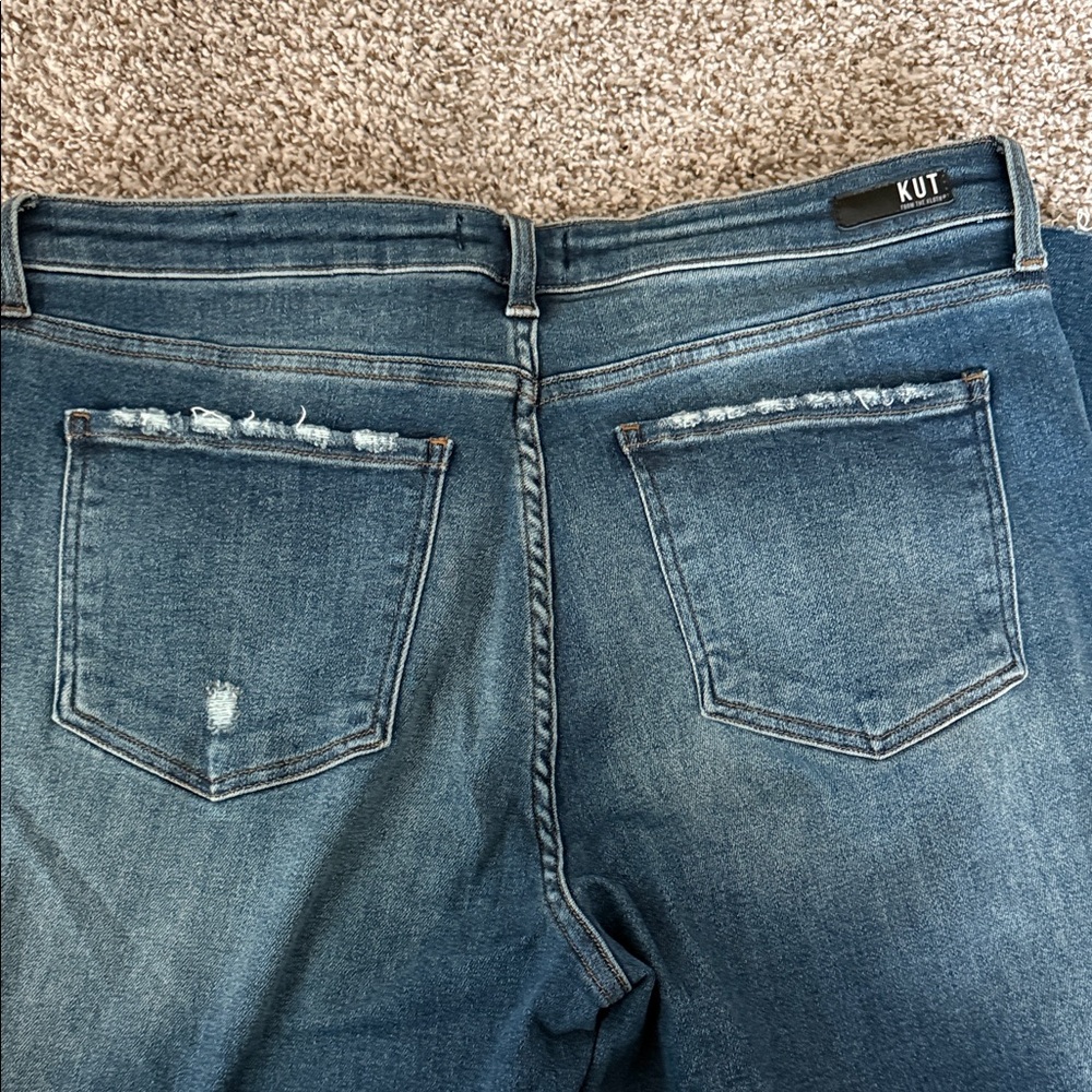 Kut from the Kloth Dark Blue Denim Jeans - Picture 6 of 8